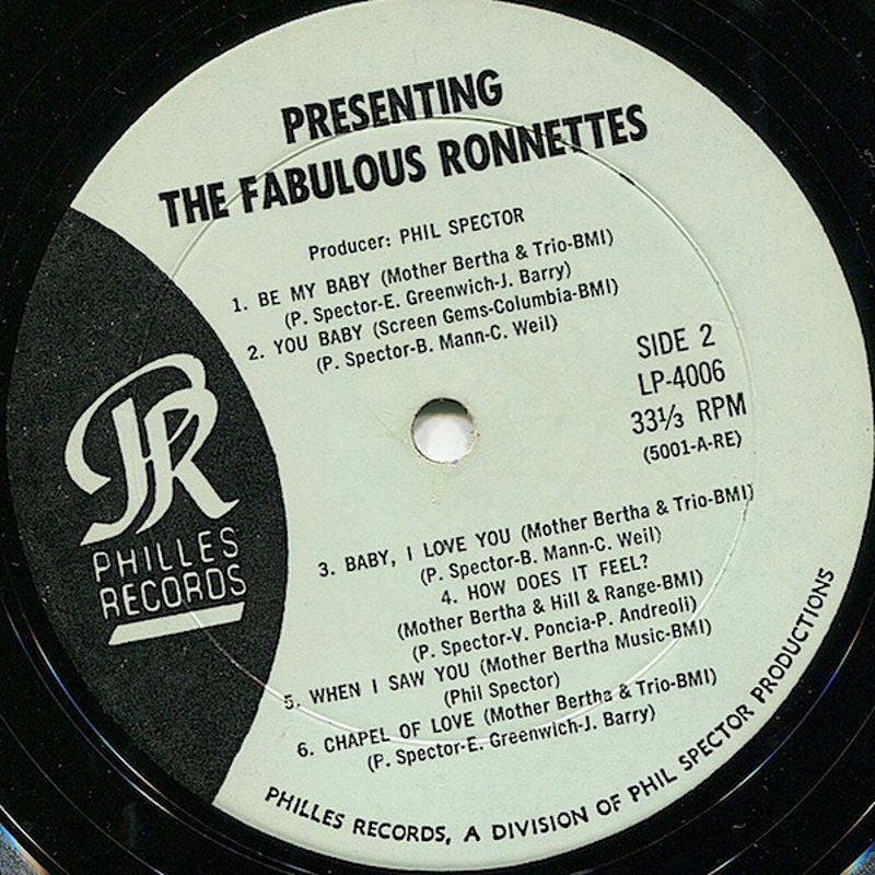  ...PRESENTING THE FABULOUS RONETTES FEATURING (Philles) / 1964