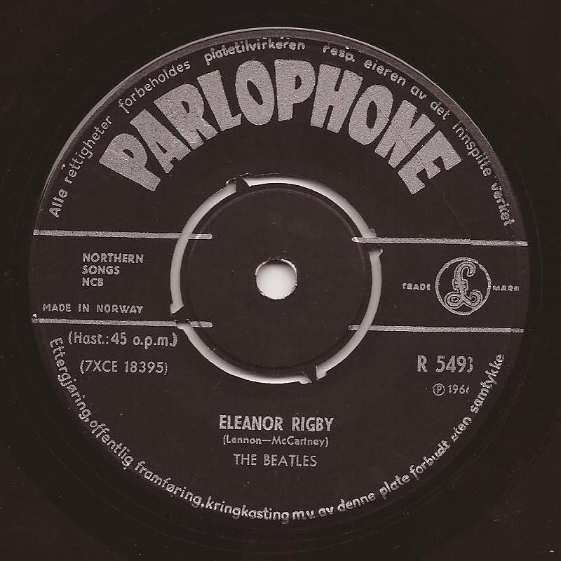Yellow Submarine / Eleanor Rigby (Parlophone) / 1966