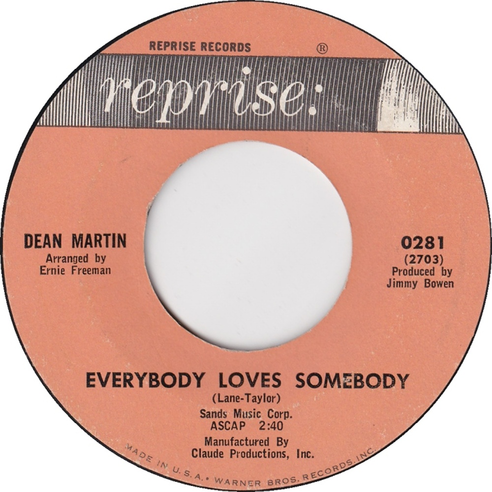 Dean Martin / Everybody Loves Somebody
