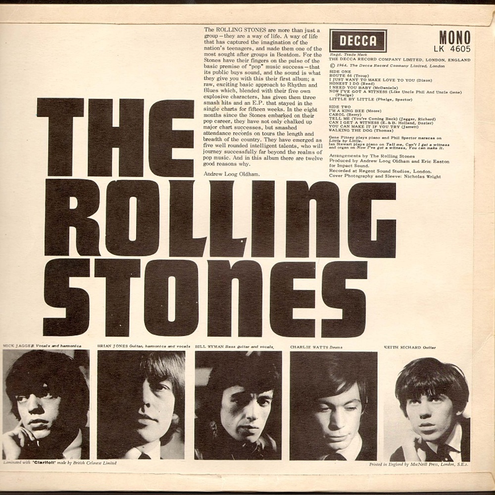 THE ROLLING STONES / апрель 1964