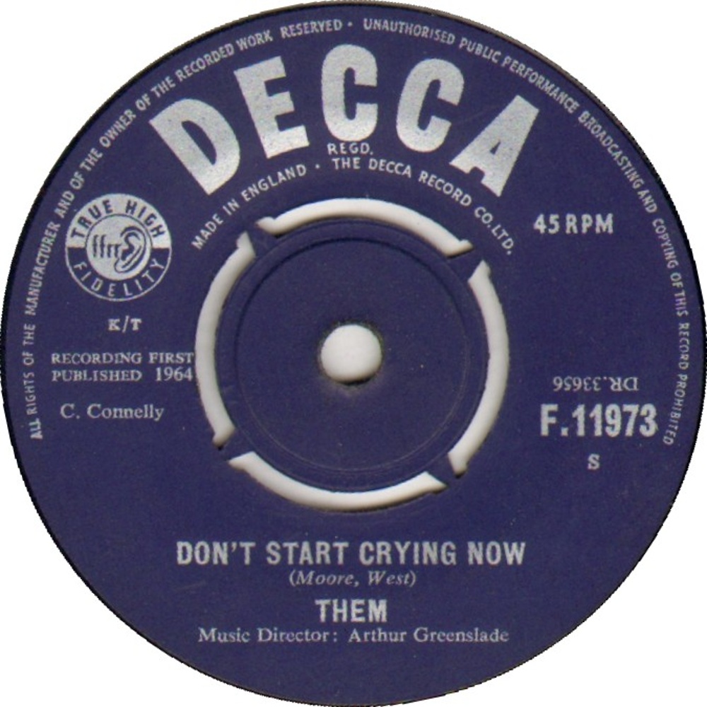 Them - Don't Start Crying Now / One Two Brown Eyes (1964)