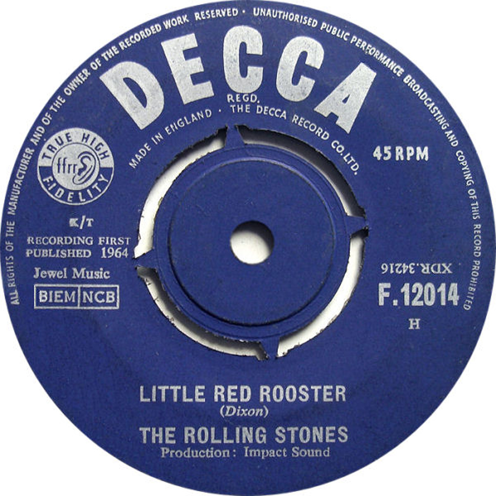 The Rolling Stones ‎– Little Red Rooster / Off The Hook (1964)