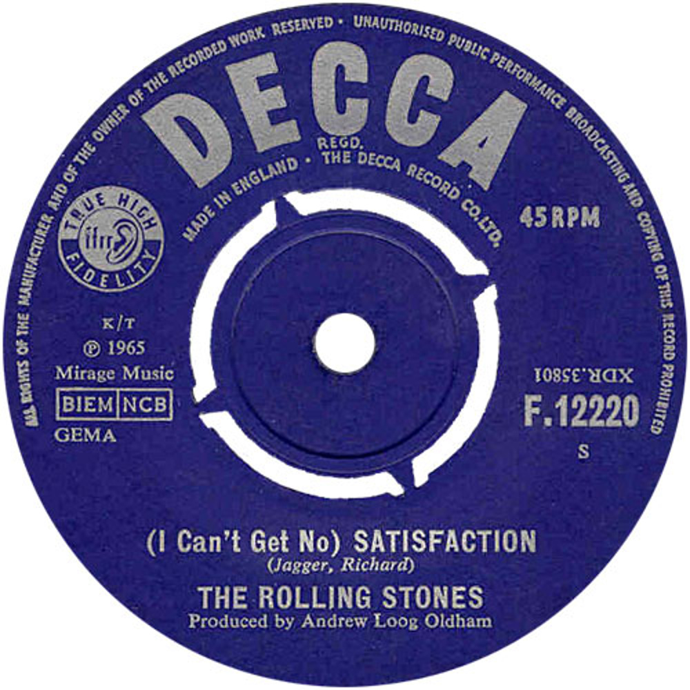 The Rolling Stones / (I Can’t Get No) Satisfaction