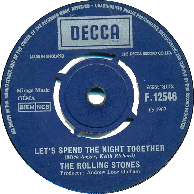 The Rolling Stones - Let's Spend The Night Together / Ruby Tuesday (1967)