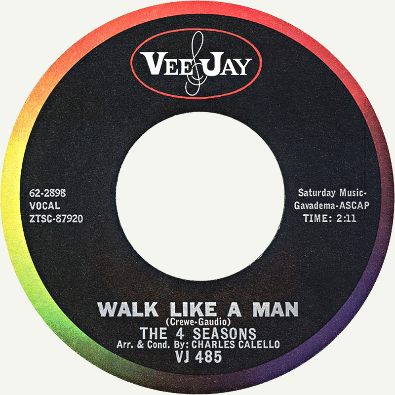 The Four Seasons / Walk Like A Man (USA)