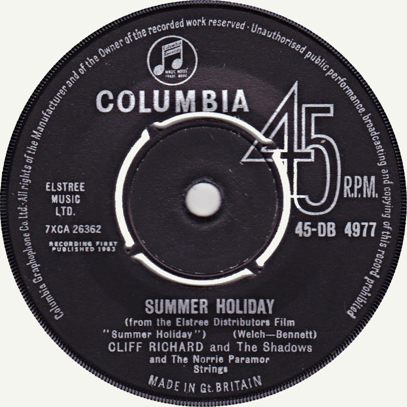 Cliff Richard / Summer Holiday (UK)