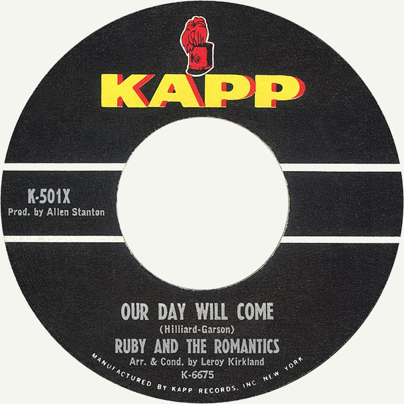 Ruby & The Romantics / Our Day Will Come (USA)