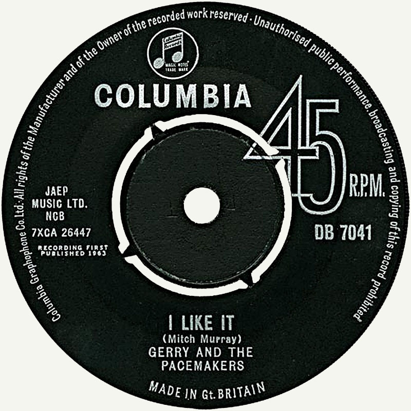 Gerry & The Pacemakers / I Like It (UK)