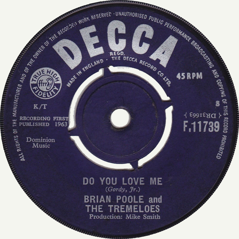 Brian Poole And The Tremeloes / Do You Love Me (UK)