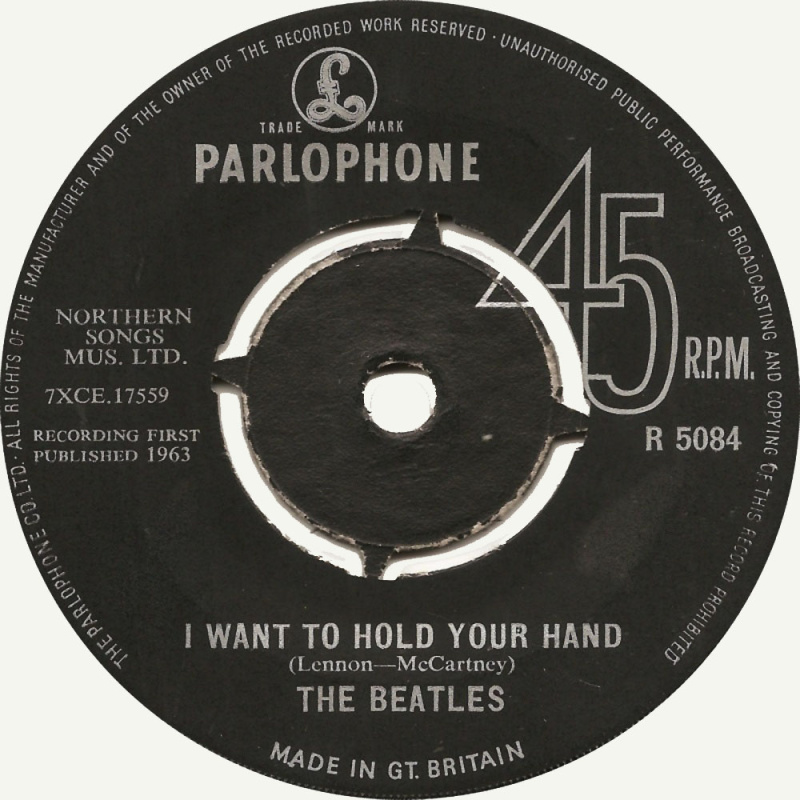 The Beatles - I Want To Hold Your Hand / This Boy (Parlophone) 1963