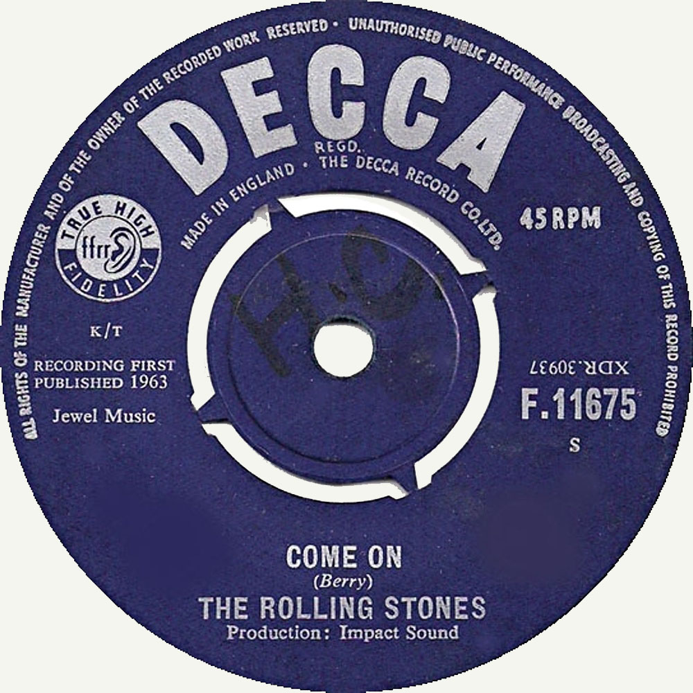 The Rolling Stones - Come On / I Want To Be Loved (1963)