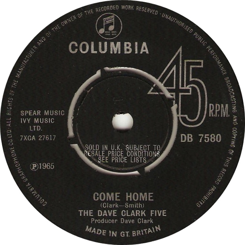 Come Home / Mighty Good Loving (Columbia) 1965