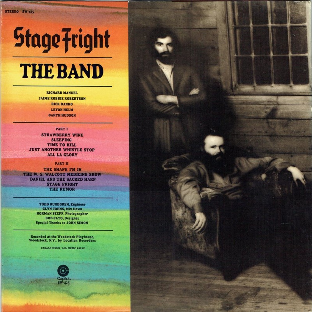 The Band / STAGE FRIGHT (Capitol) 1970