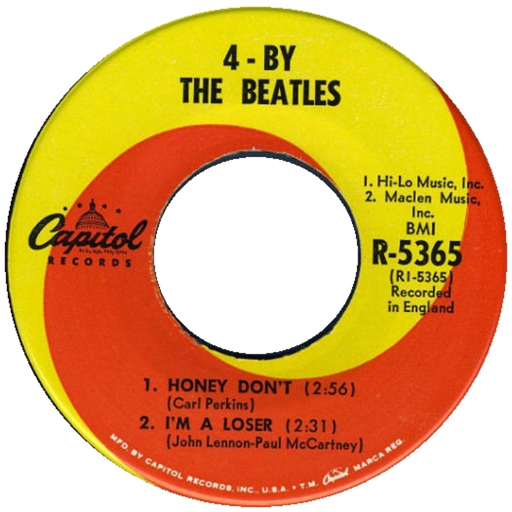 The Beatles - 4-By The Beatles (EP/Capitol) 1965