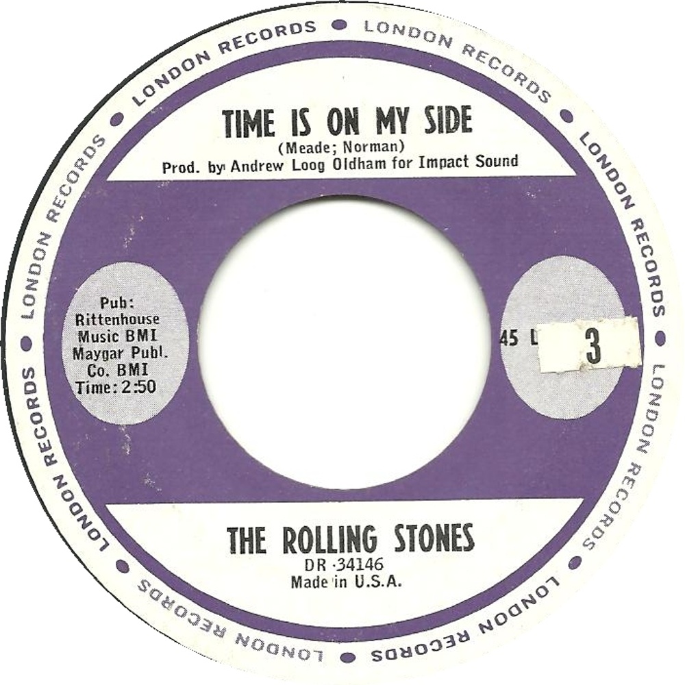 The Rolling Stones -Time Is On My Side / Congratulations (1964/09/25) London