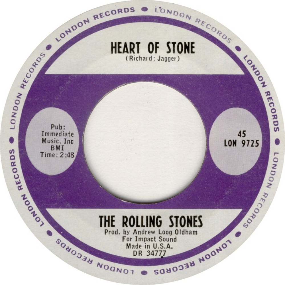 The Rolling Stones - Heart Of Stone / What A Shame (1964/12/19) London