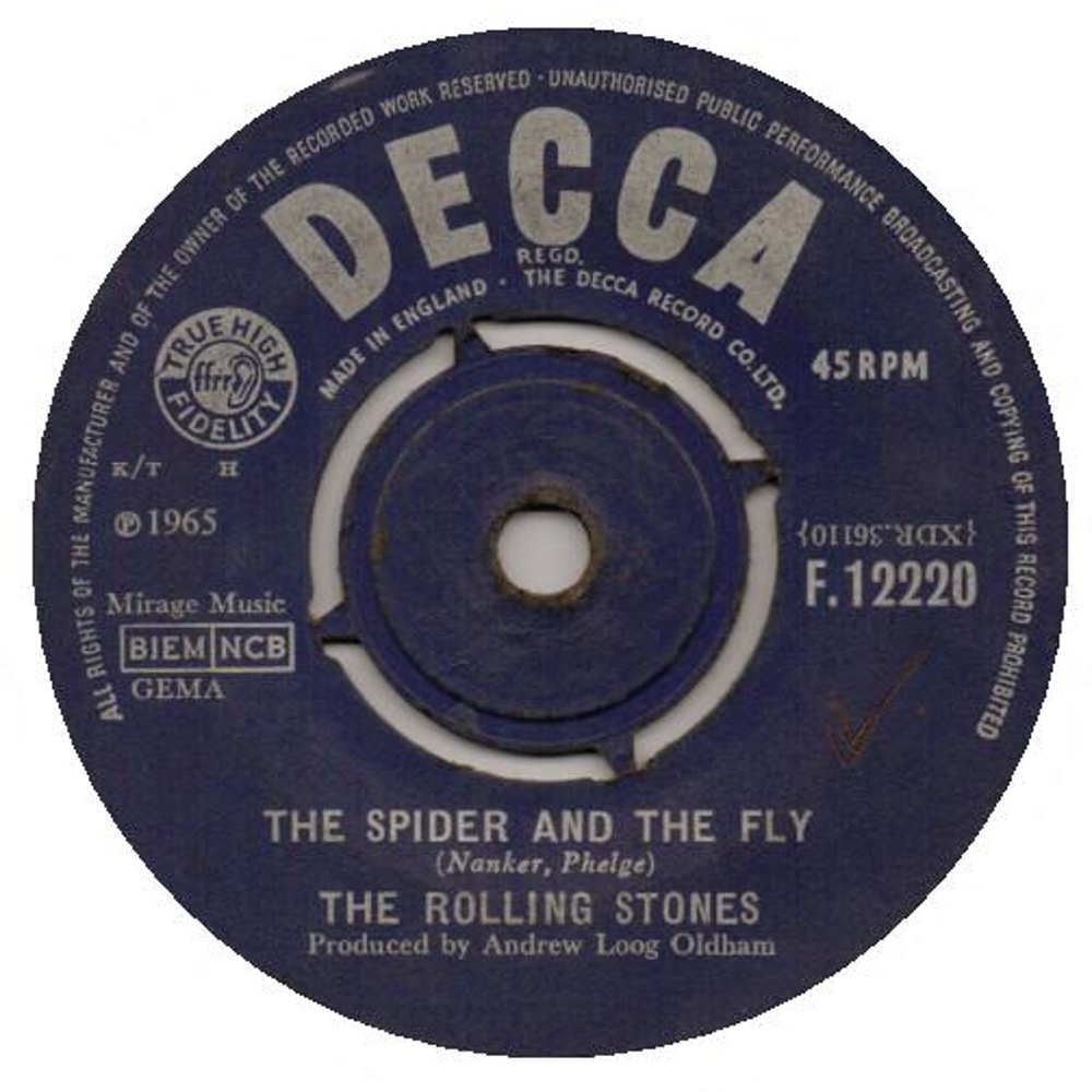 The Rolling Stones - (I Can't Get No) Satisfaction / The Spider And The Fly (1965) Decca