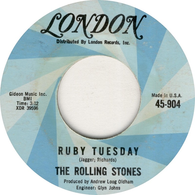 The Rolling Stones - Let's Spend The Night Together / Ruby Tuesday (USA/London) 1967